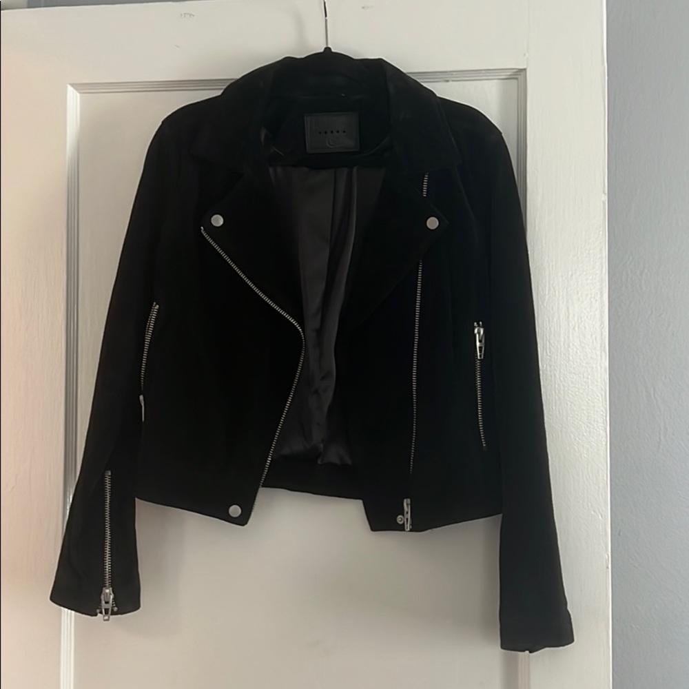 Blank NYC Suede Moto Jacket
